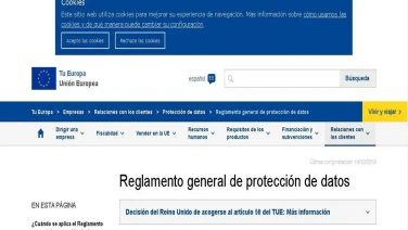 Complemento jQuery para mostrar el mensaje de consentimiento de GDPR