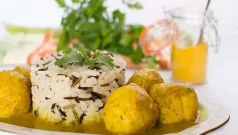 Albóndigas de pavo al curry