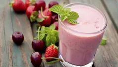 batido de bayas