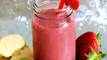Batido de fresa y kiwi