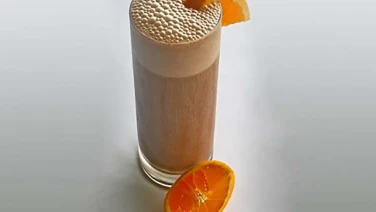 Batido de vainilla y naranja