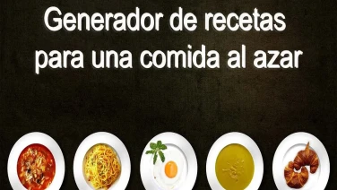 Buscador de recetas y generador de recetas al azar