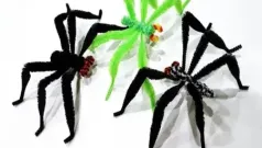 Como hacer una araña para halloween