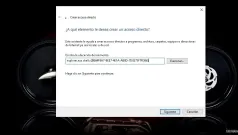 Cómo creamos los accesos directos utilizando los comandos Shell