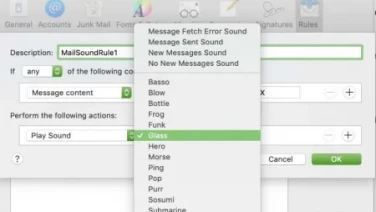 Cómo hacer que Mac Mail reproduzca un sonido al recibir un correo