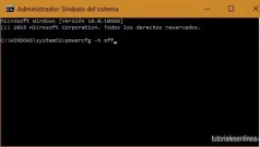 Desactivar la hibernacion por comando