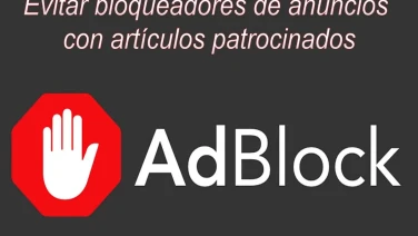 Evitar bloqueadores de anuncios con artículos patrocinados