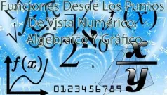 Funciones Desde Los Puntos De Vista Numérico, Algebraico, Y Gráfico