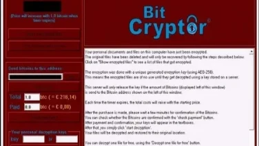 Mi ordenador está infectado con el virus Tus archivos personales están encriptados