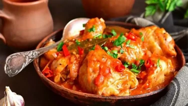 Receta de pollo y cebolla