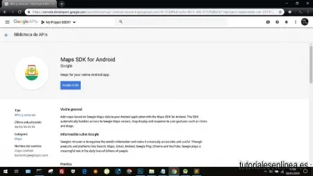 Trabajar con el API de Google Maps para Android en Android Studio