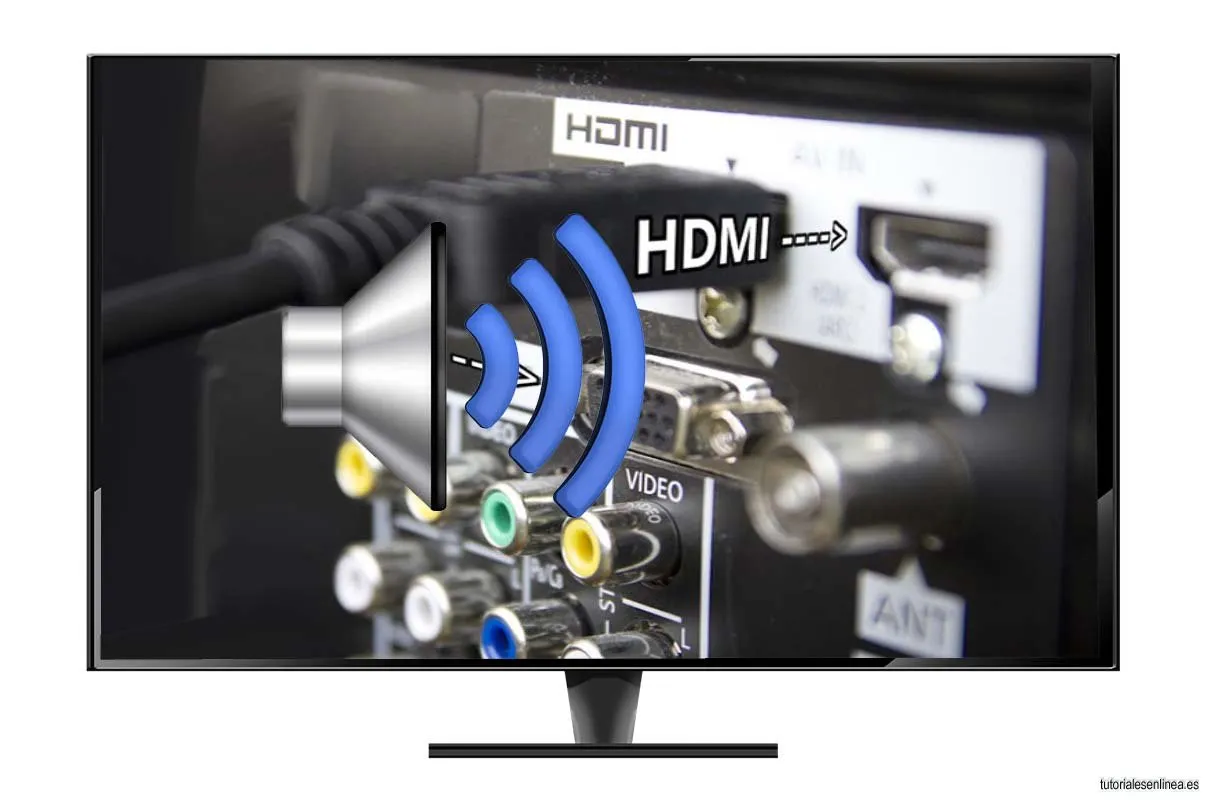 Diez años enchufe dividendo No hay audio HDMI cuando se conecta un ordenador portátil o PC a la TV