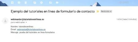 Como crear un formulario de contacto