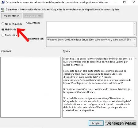 Cómo deshabilitar la actualización del controlador de Windows 10