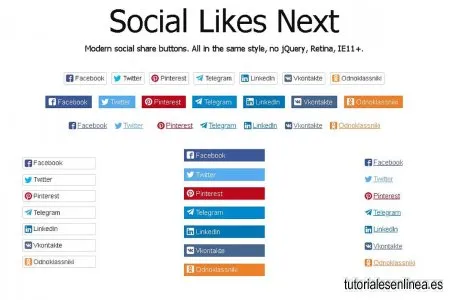 Iconos sociales para Datalife engine