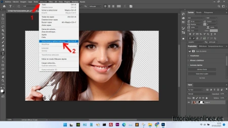 Adobe photoshop 2022 herramientas borrador de fondos