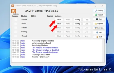 Cómo instalar un servidor web en tu ordenador con XAMPP