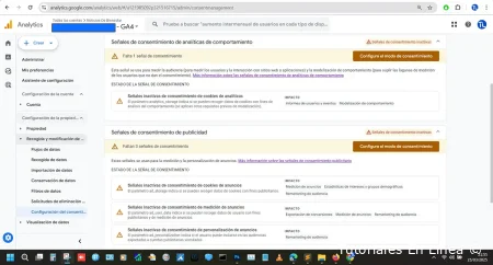 Solucionar problemas del modo de consentimiento (CMP) en Google Analytics 4 [GA4]